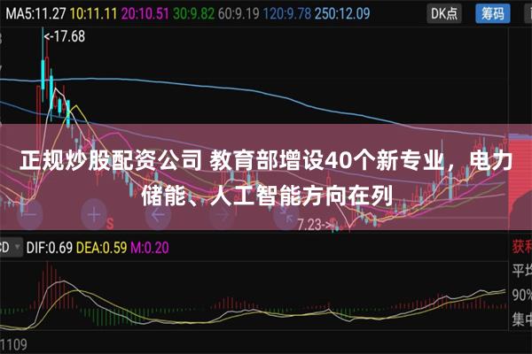 正规炒股配资公司 教育部增设40个新专业，电力储能、人工智能方向在列